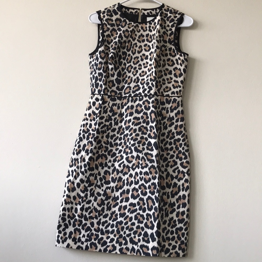 kate spade leopard print dress
